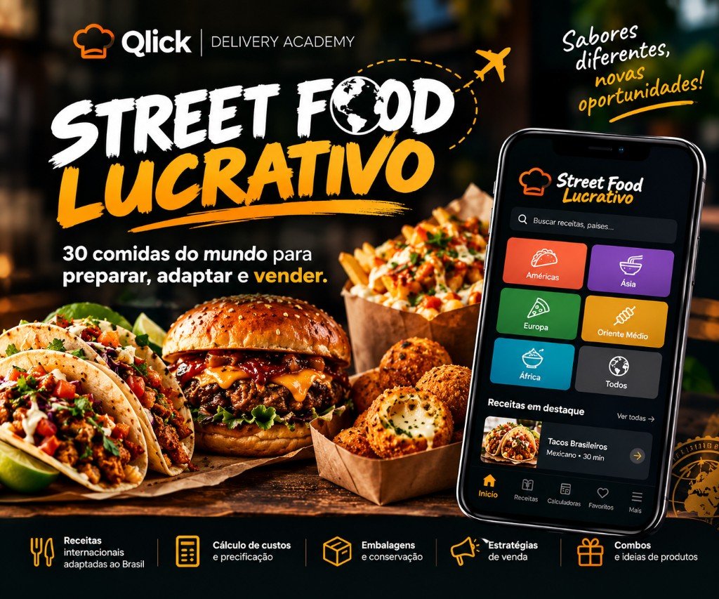 Preview da plataforma Street Food Lucrativo